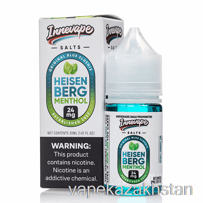 Vape Disposable Heisenberg Menthol SALTS - Innevape E-Liquids - 30mL 24mg